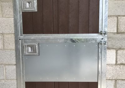 Deluxe Exterior Top and Bottom Door in Plastic with Chew Strip