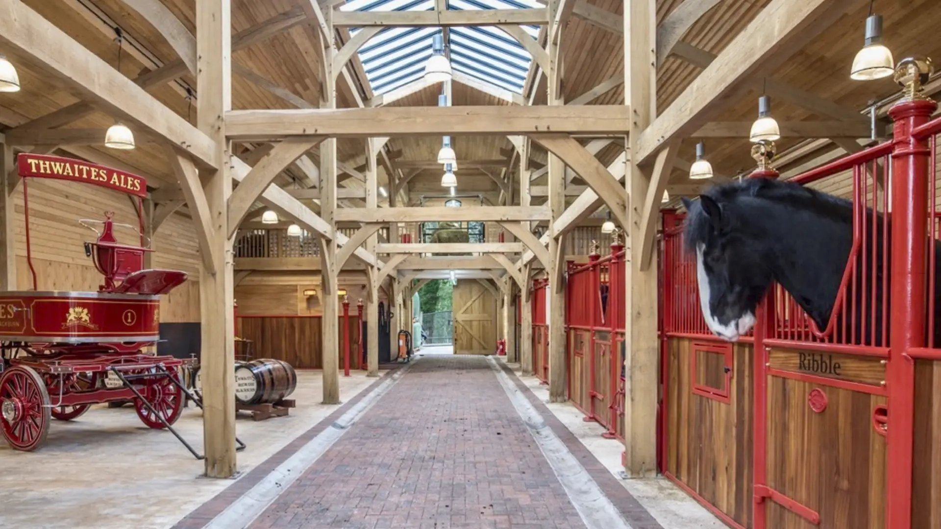 Victorian Cast Iron Red Stables